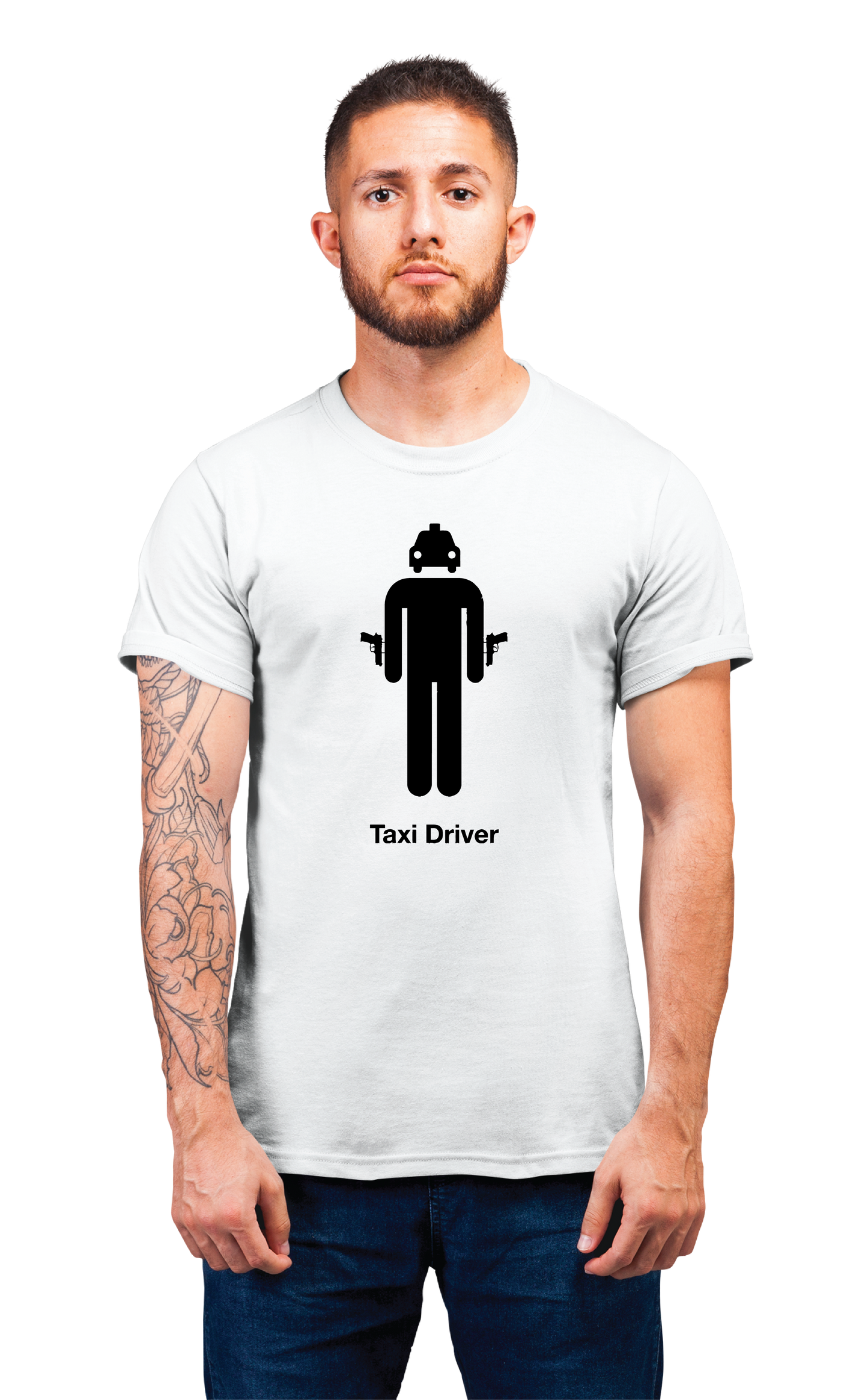 Sweaty Armpits Premium Unisex Printed T-shirt Taxi Driver Movie Minimalistic Design