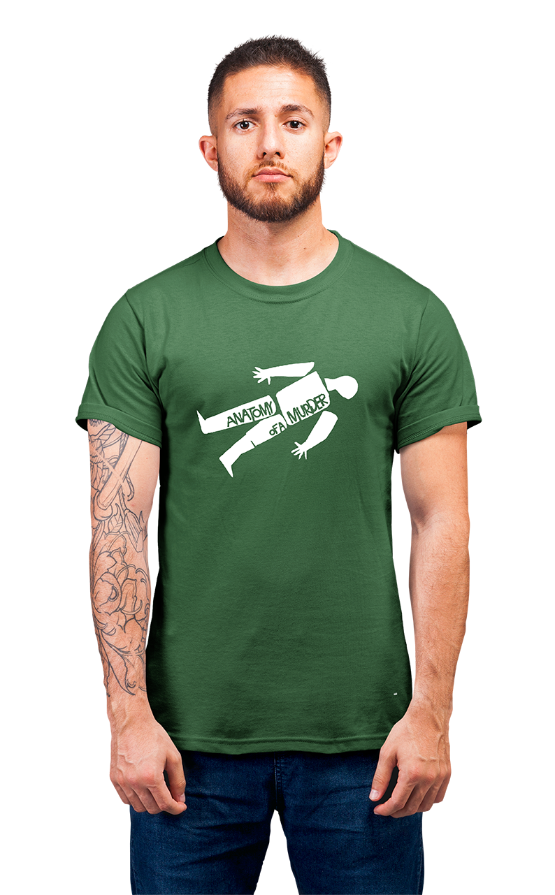 Sweaty Armpits Premium Unisex Printed T-shirtsMovie Minimalistic Design Anatomy Of A Murder