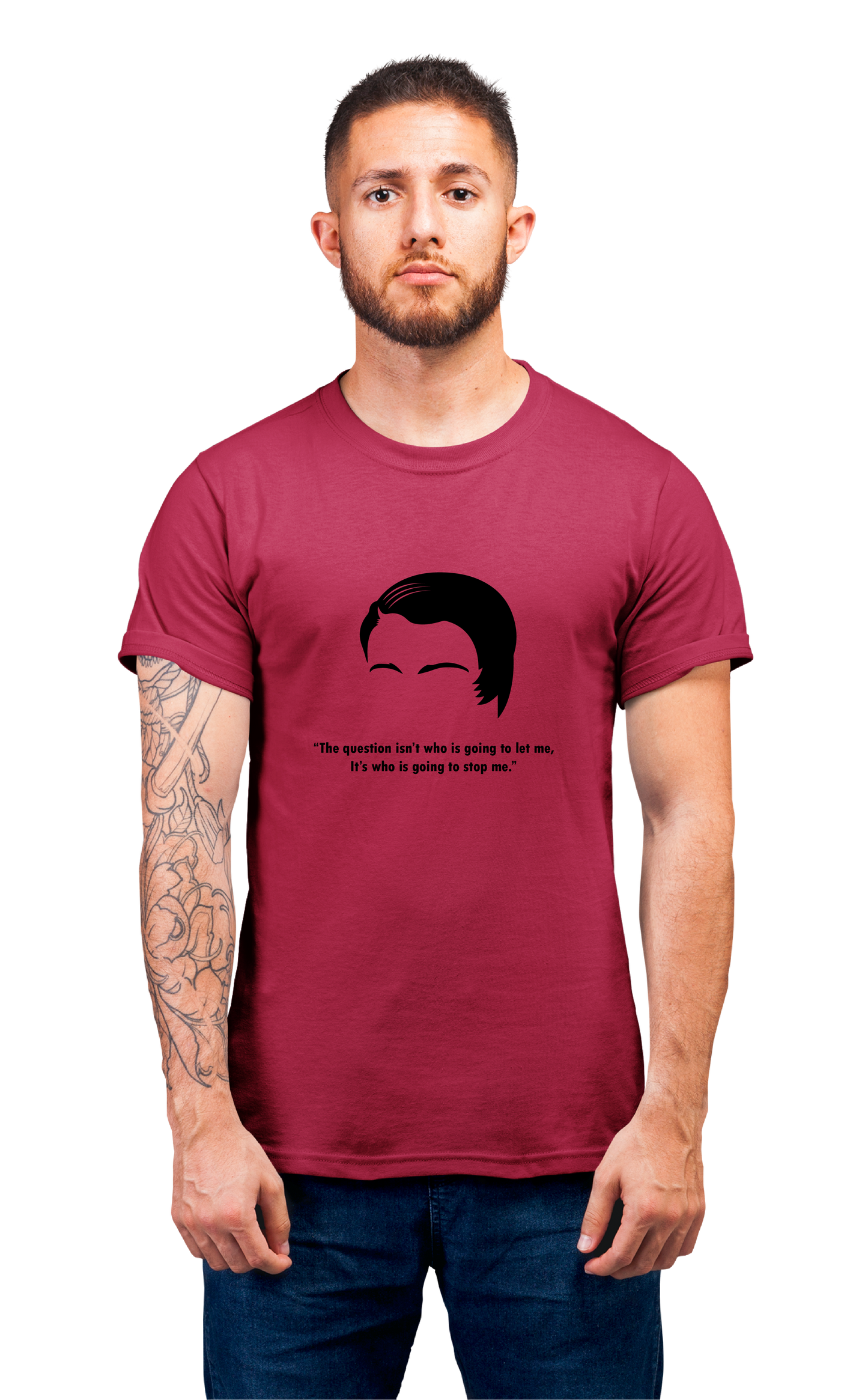 Sweaty Armpits Premium Unisex Printed T-shirt  Any Rand Famous Writer Minimalistic Design