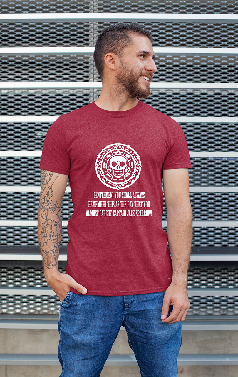 Sweaty Armpits Premium Unisex Printed T-shirts Pirates Of The Caribbean, Captain Jack Sparrow