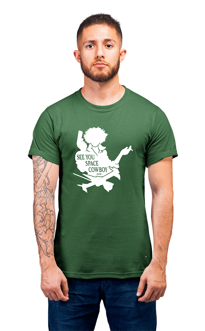 Sweaty Armpits Premium Unisex Printed T-shirt Cowboy Bebop, Vintage Anime Minimalistic Design