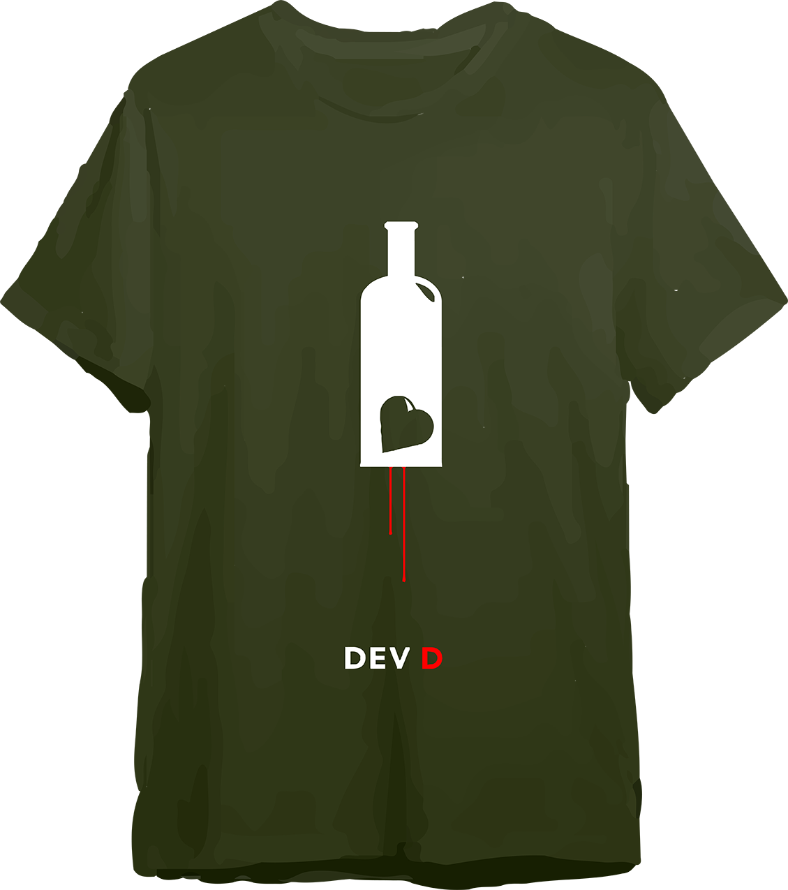 Sweaty Armpits Premium Unisex Printed T-shirt Dev D Anurag Kashyap's Movie Hindi Iconic Classic, Minimalistic Design,