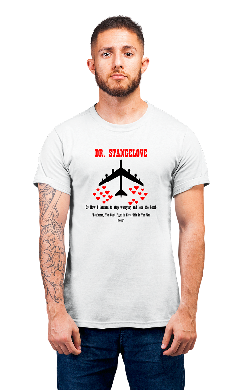 Sweaty Armpits Premium Unisex Printed T-shirt Dr. Strangelove, Stanley Kubrick, Iconic Movie,Cult Classic Movie Minimalistic Design