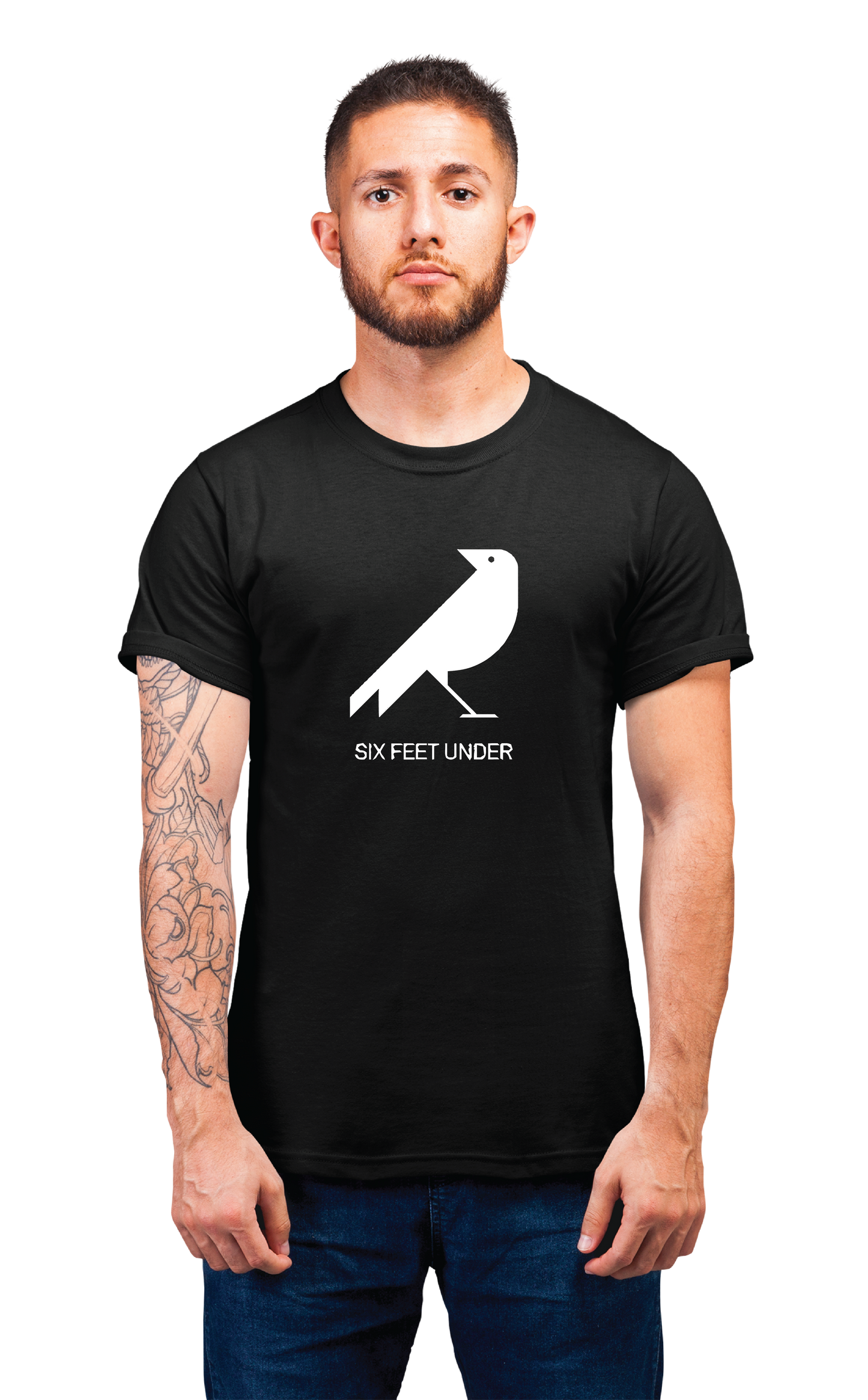 Sweaty Armpits Premium Unisex Printed T-shirt Six Feet Under Hbo Original Show Allan Ball Crow Minimalistic Design