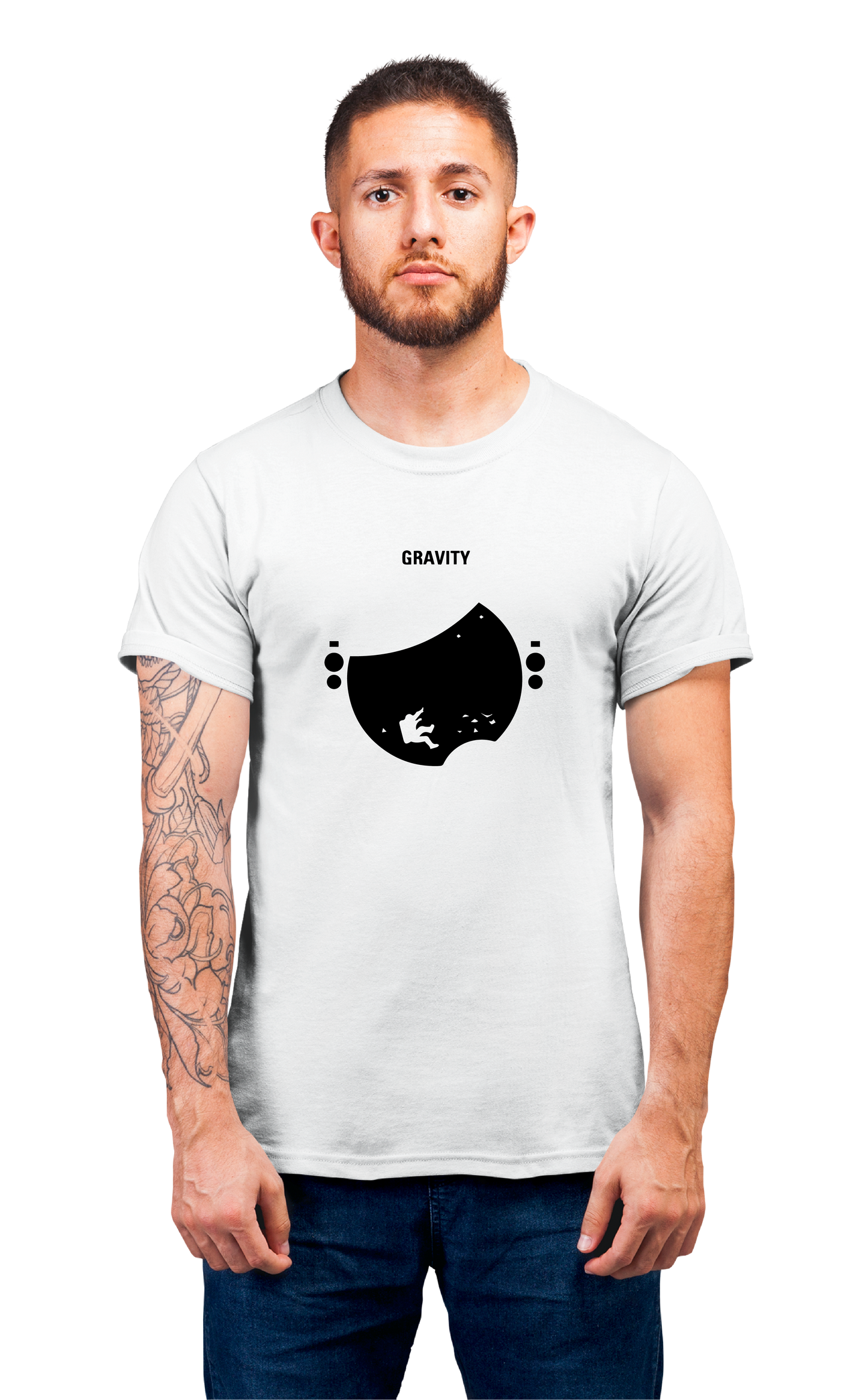 Sweaty Armpits Premium Unisex Printed "Gravity" "International Space Station" "Space-Drama" Oscar Winning Movie Alfanso Cuaron Sandra Bullock Minimalistic Design