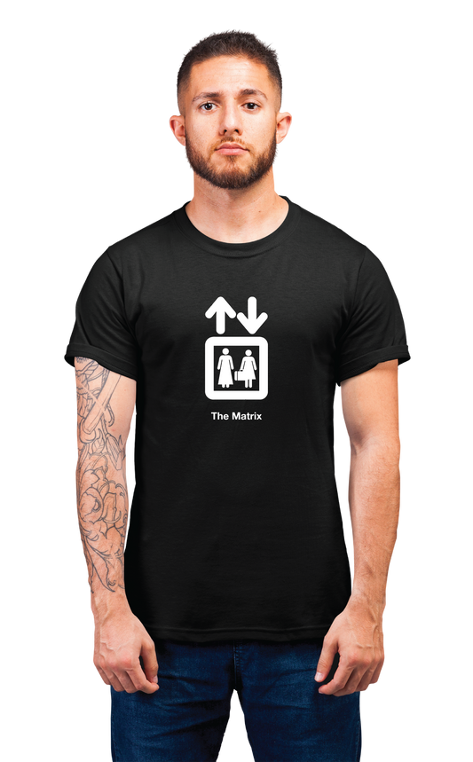 Sweaty Armpits Premium Unisex Printed T-shirt "The Matrix" Action Epic Minimalistic Design
