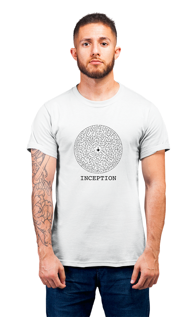 Sweaty Armpits Premium Unisex Printed T-shirts Inception Christopher Nolan Movie Sci-Fi Epic Heist Movie, Minimalistic Design