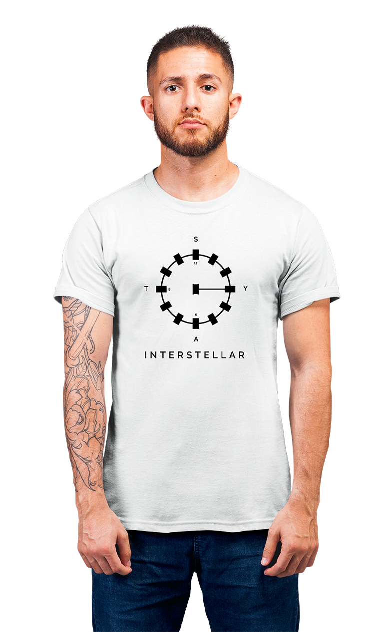 Sweaty Armpits Premium Unisex Printed Interstellar, "Space Ship" Christopher Nolan Movie, Sci-Fi, Space Epic, Minimalistic Timeless Design
