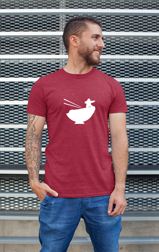 Minimalist movie-inspired T-shirt with a round neck and breathable 180 GSM material