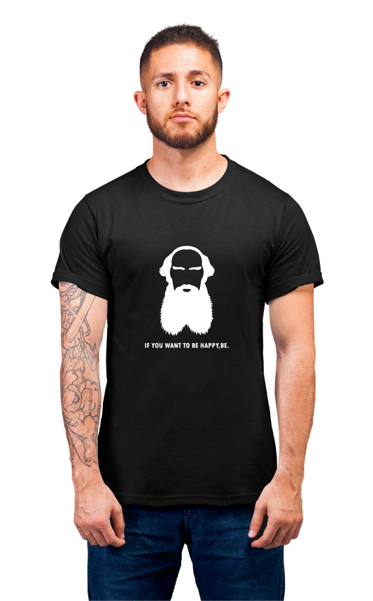Minimalist movie-inspired T-shirt with a round neck and breathable 180 GSM material