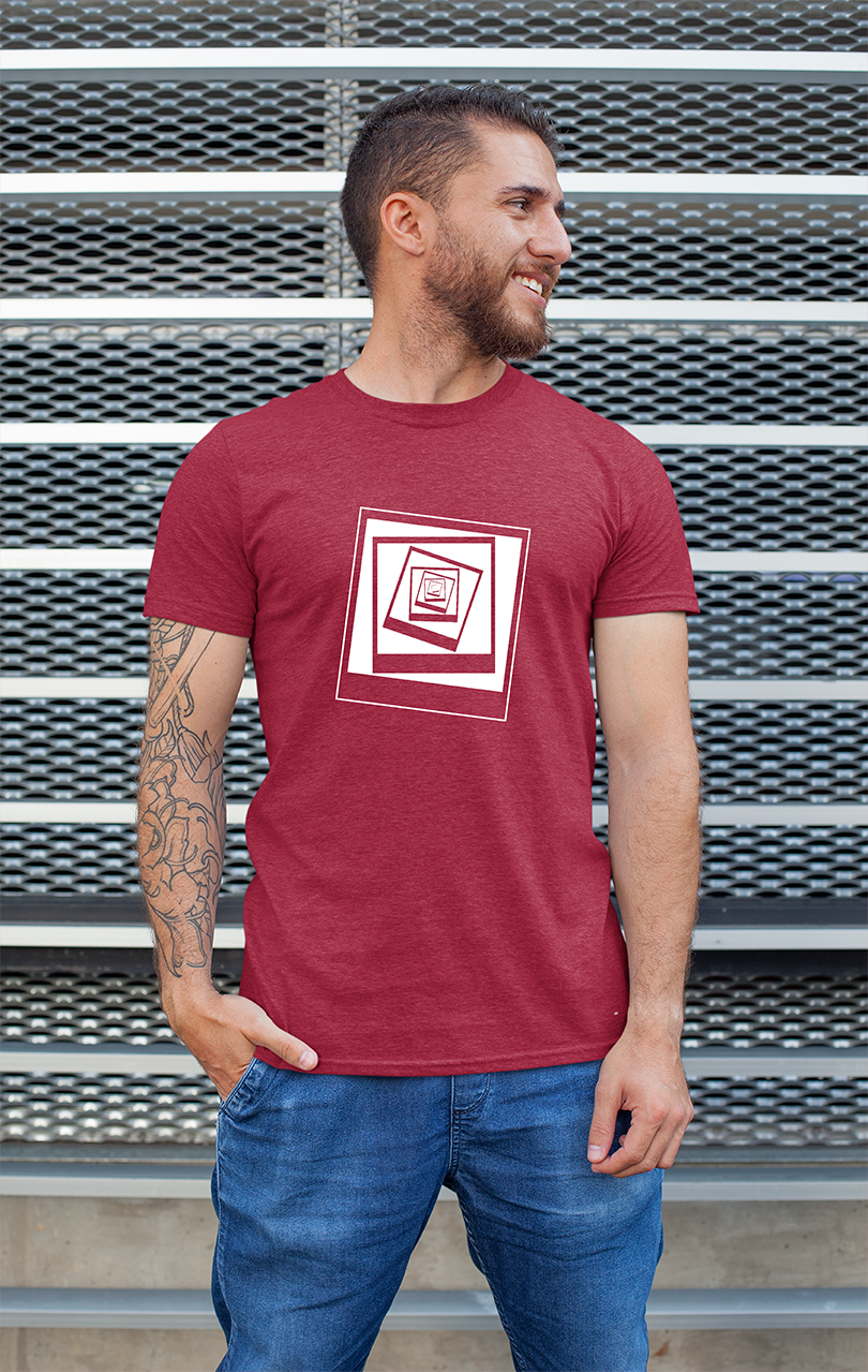 Sweaty Armpits Premium Unisex Printed T-shirt "Memento" Christopher Nolan Jonathan Nolan Frame Into Frame Minimalistic Design
