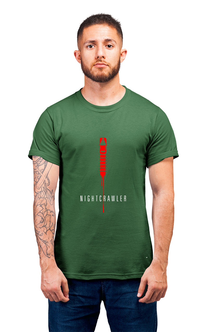 Sweaty Armpits Premium Unisex Printed T-shirt Nightcrawler Movie Thriller Minimalistic Design