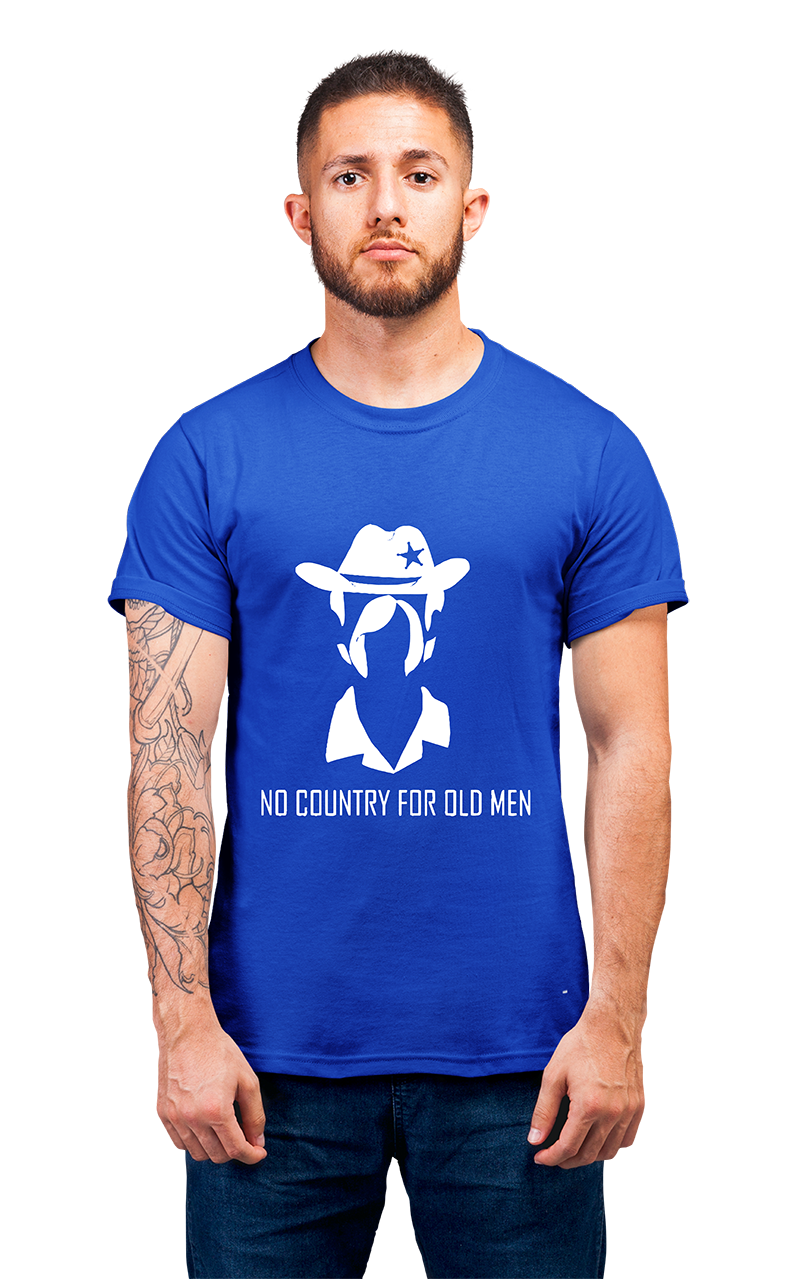 Sweaty Armpits Premium Unisex Printed T-shirts"No Country For Old Men" Coen Brothers Thriller Marterpiece Minimalistic Design