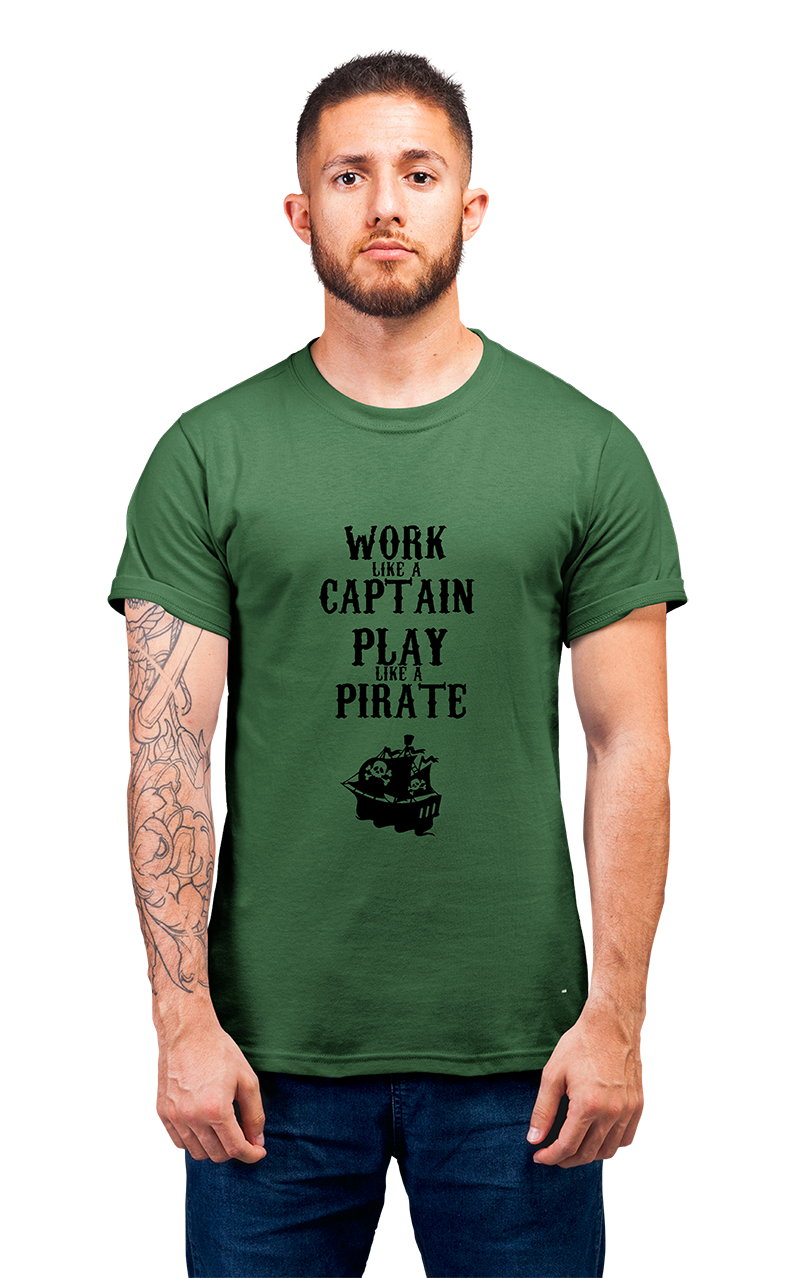 Sweaty Armpits Premium Unisex Printed T-shirt "Pirates Of The Caribbean" Jack Sparrow Minimalistic Design