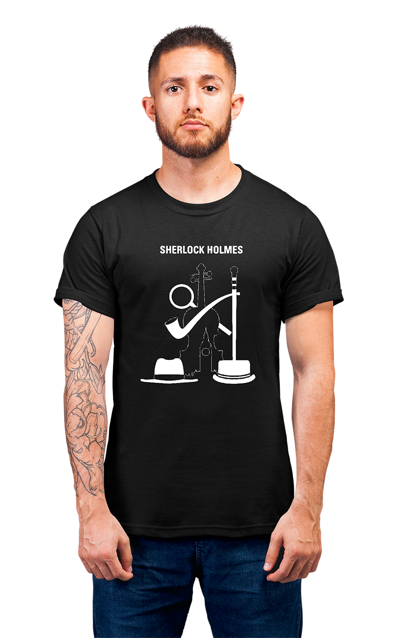 Minimalist movie-inspired T-shirt with a round neck and breathable 180 GSM material