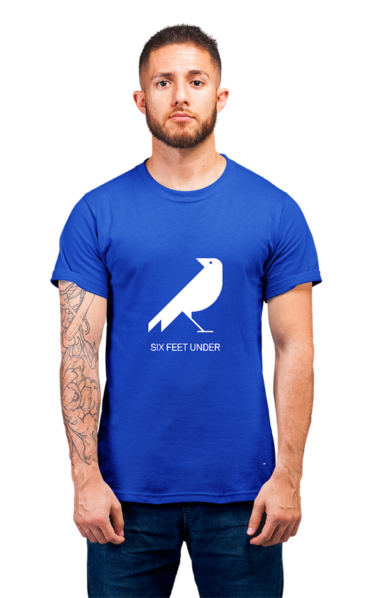 Minimalist movie-inspired T-shirt with a round neck and breathable 180 GSM material