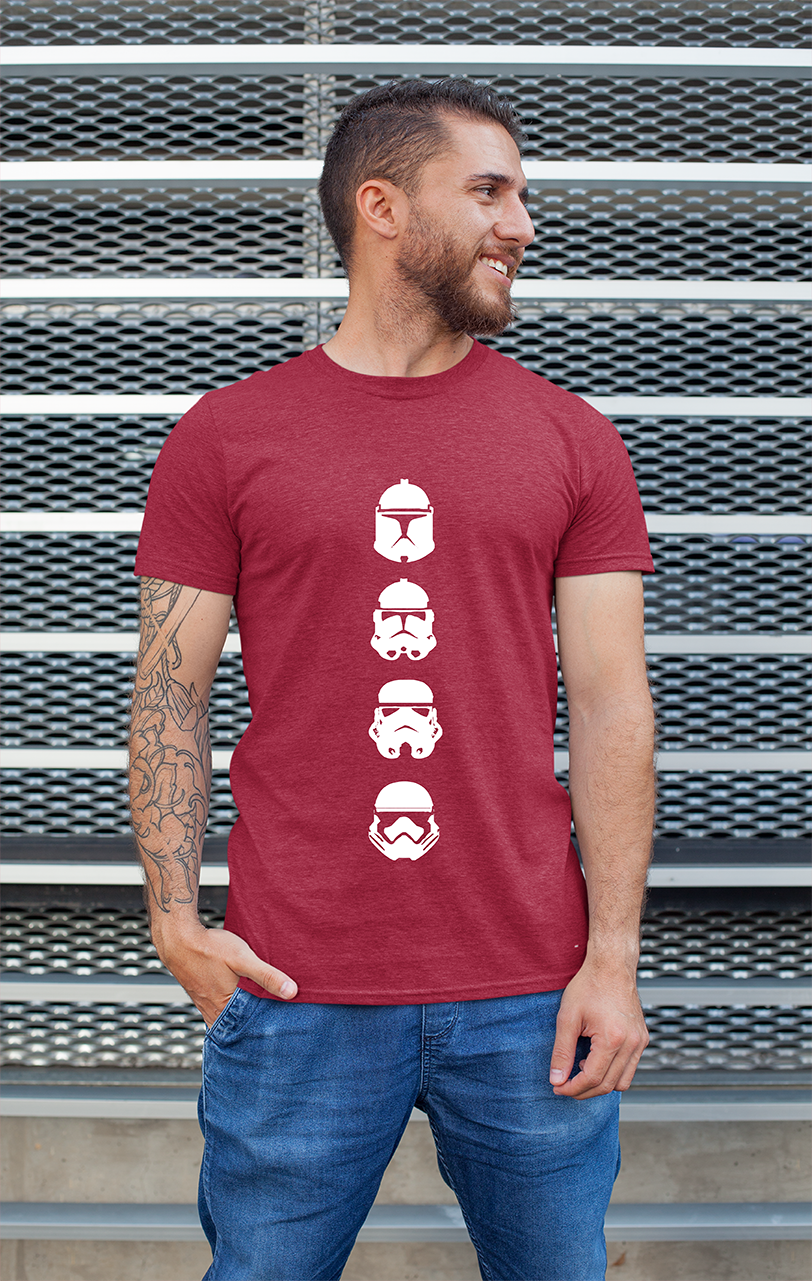 Minimalist movie-inspired T-shirt with a round neck and breathable 180 GSM material