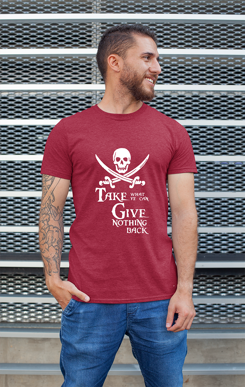Minimalist movie-inspired T-shirt with a round neck and breathable 180 GSM material