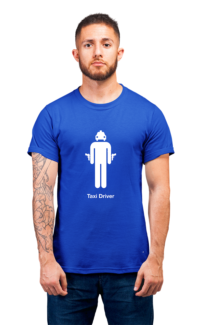 Sweaty Armpits Premium Unisex Printed T-shirt Taxi Driver Movie Minimalistic Design