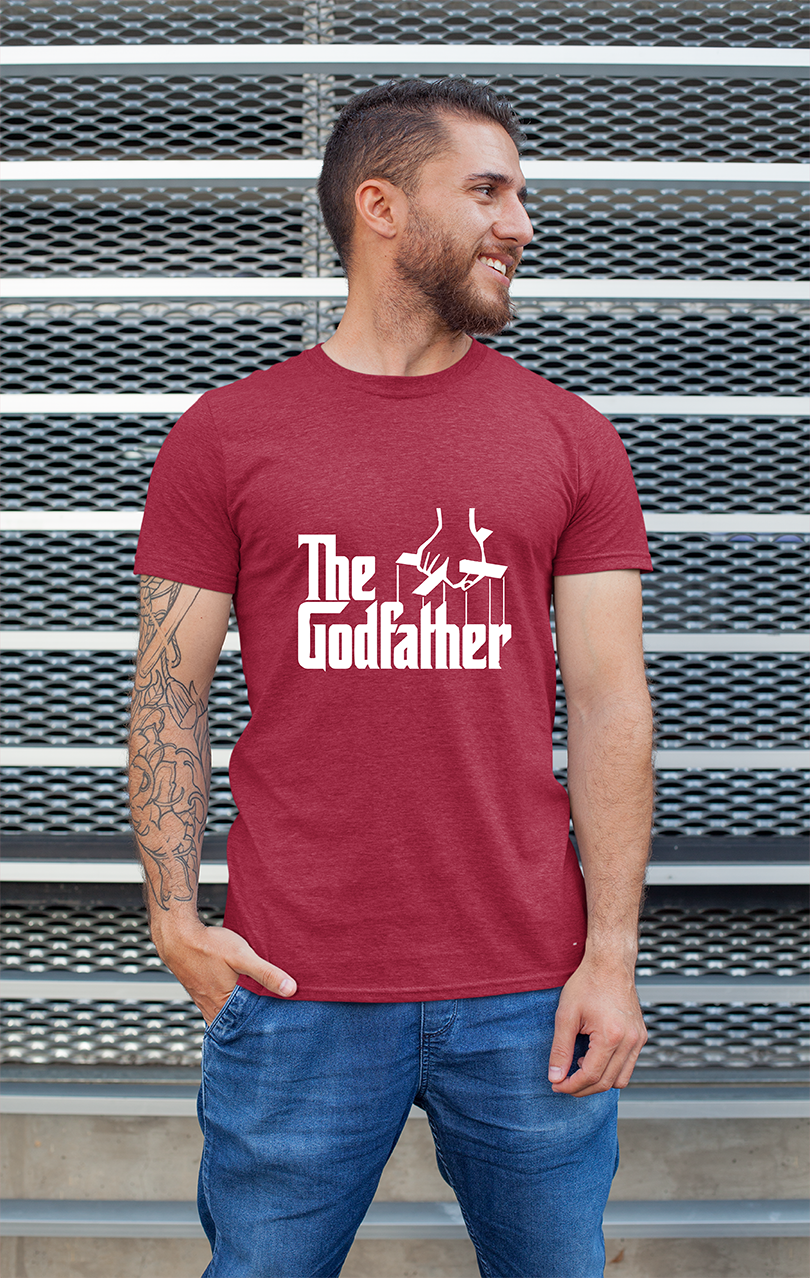 Sweaty Armpits Premium Unisex Printed T-shirt The Godfather Directed By Fransis Ford Cappola Minimalistic Design