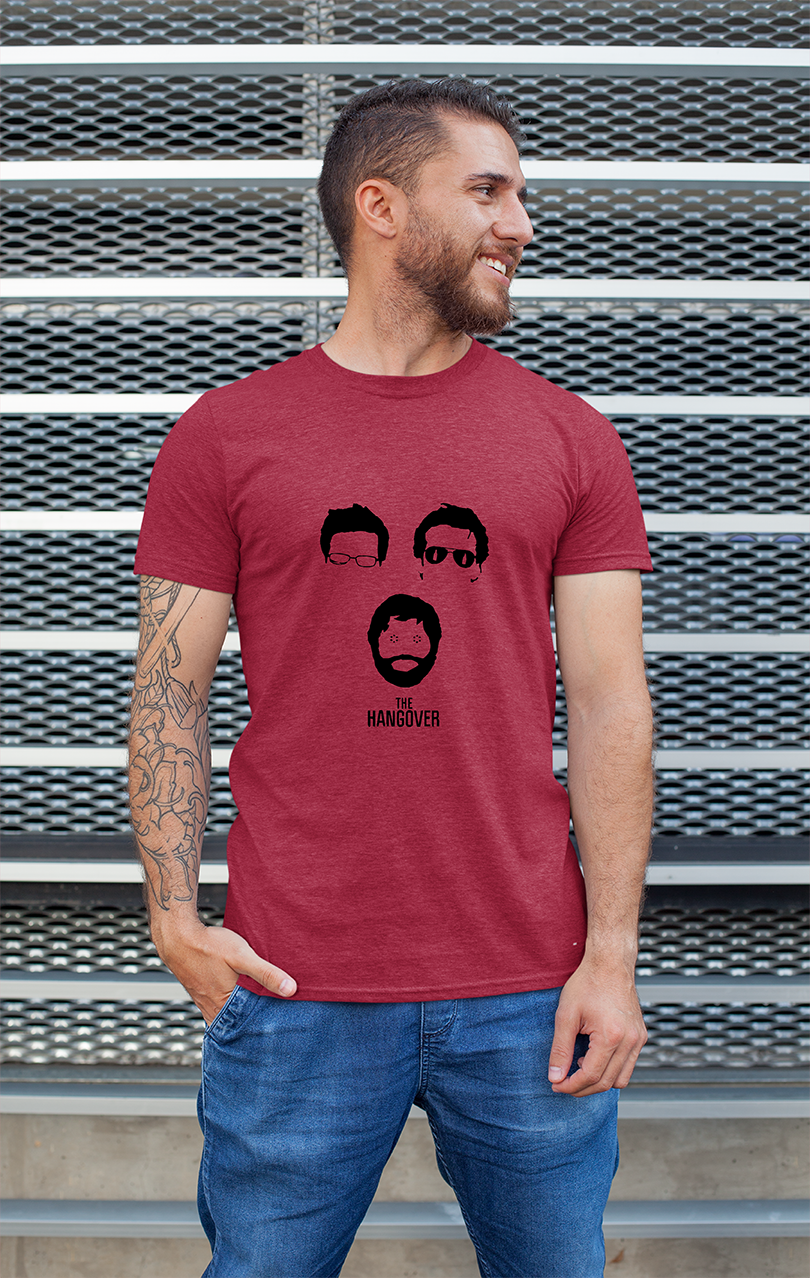 Sweaty Armpits Premium Unisex Printed T-shirt The Hangover Comedy Movie Minimalistic Design