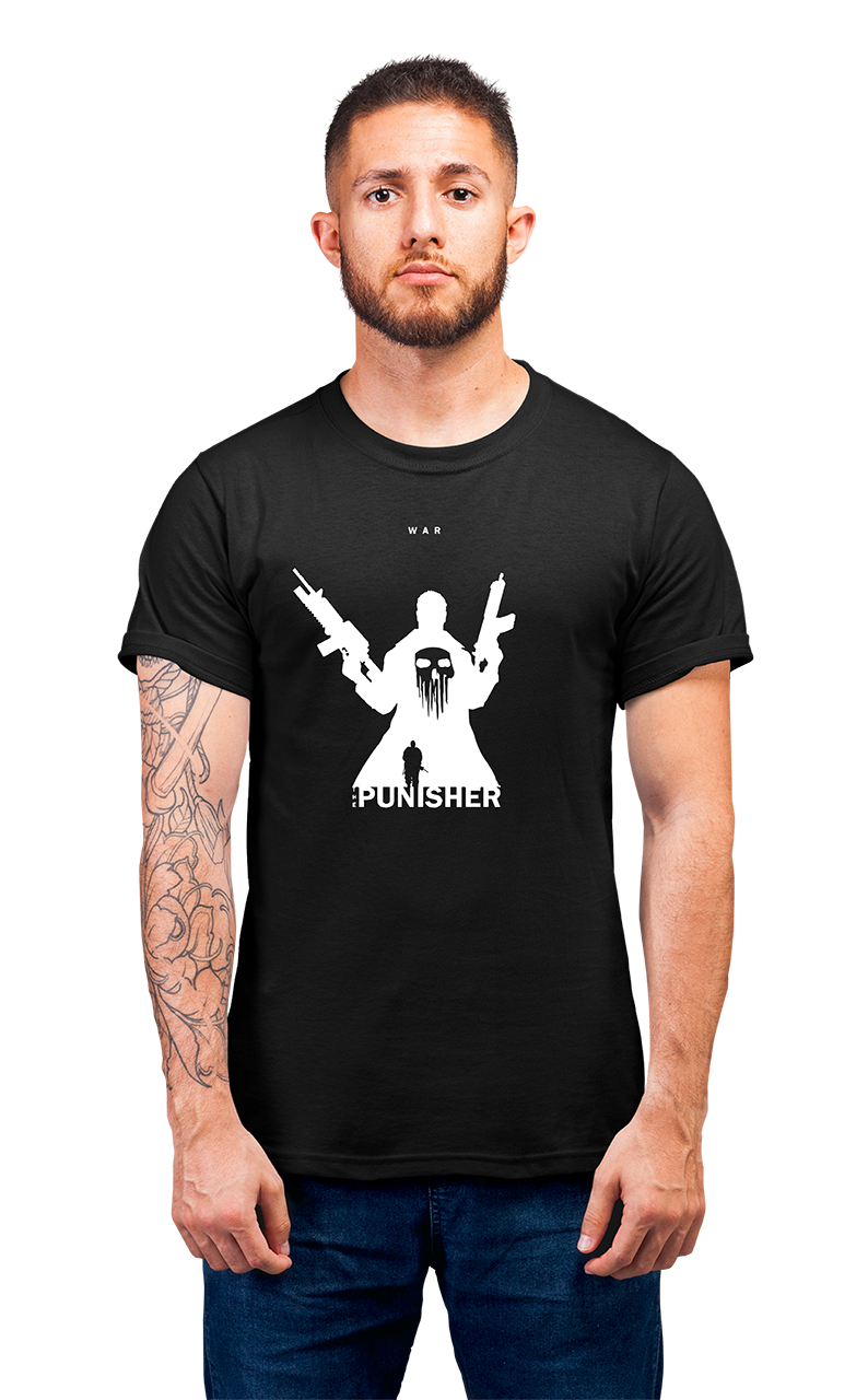 Minimalist movie-inspired T-shirt with a round neck and breathable 180 GSM material