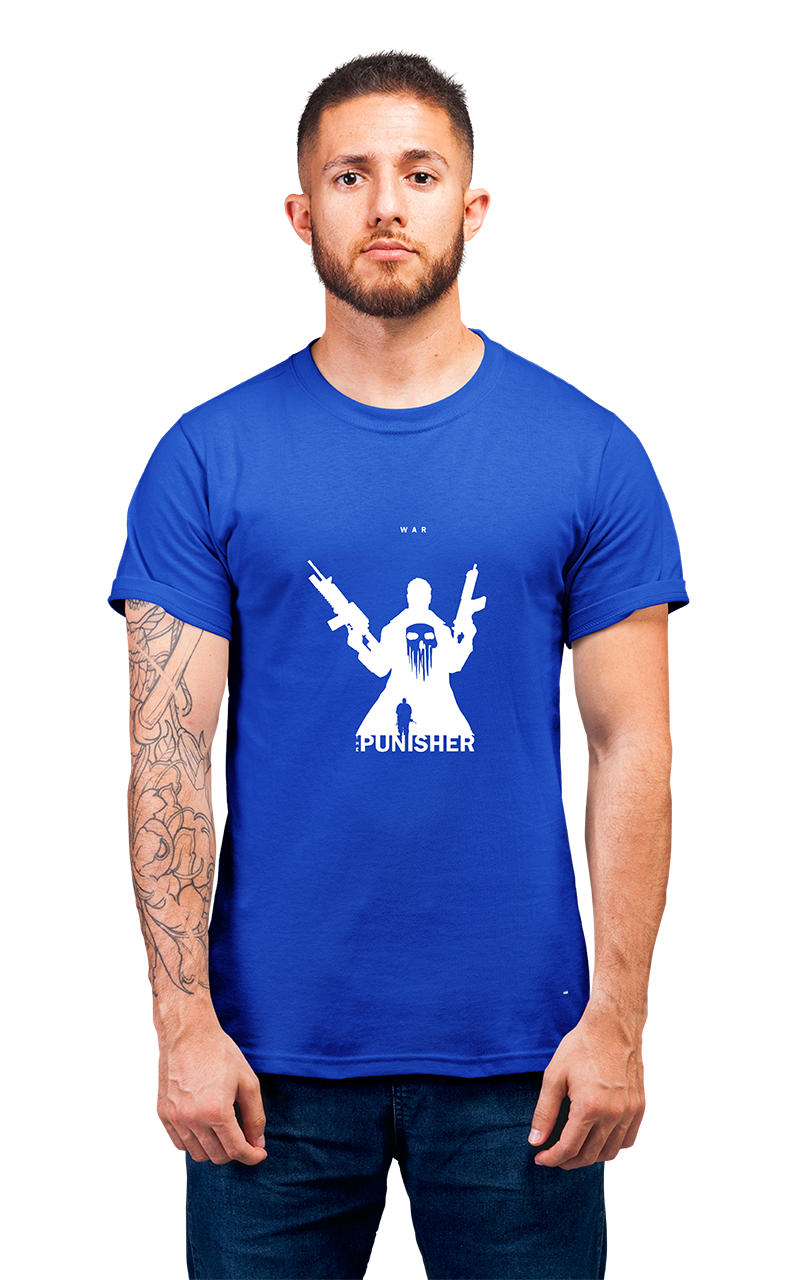 Sweaty Armpits Premium Unisex Printed T-shirt The Punisher Marvel TV Show Minimalistic Design