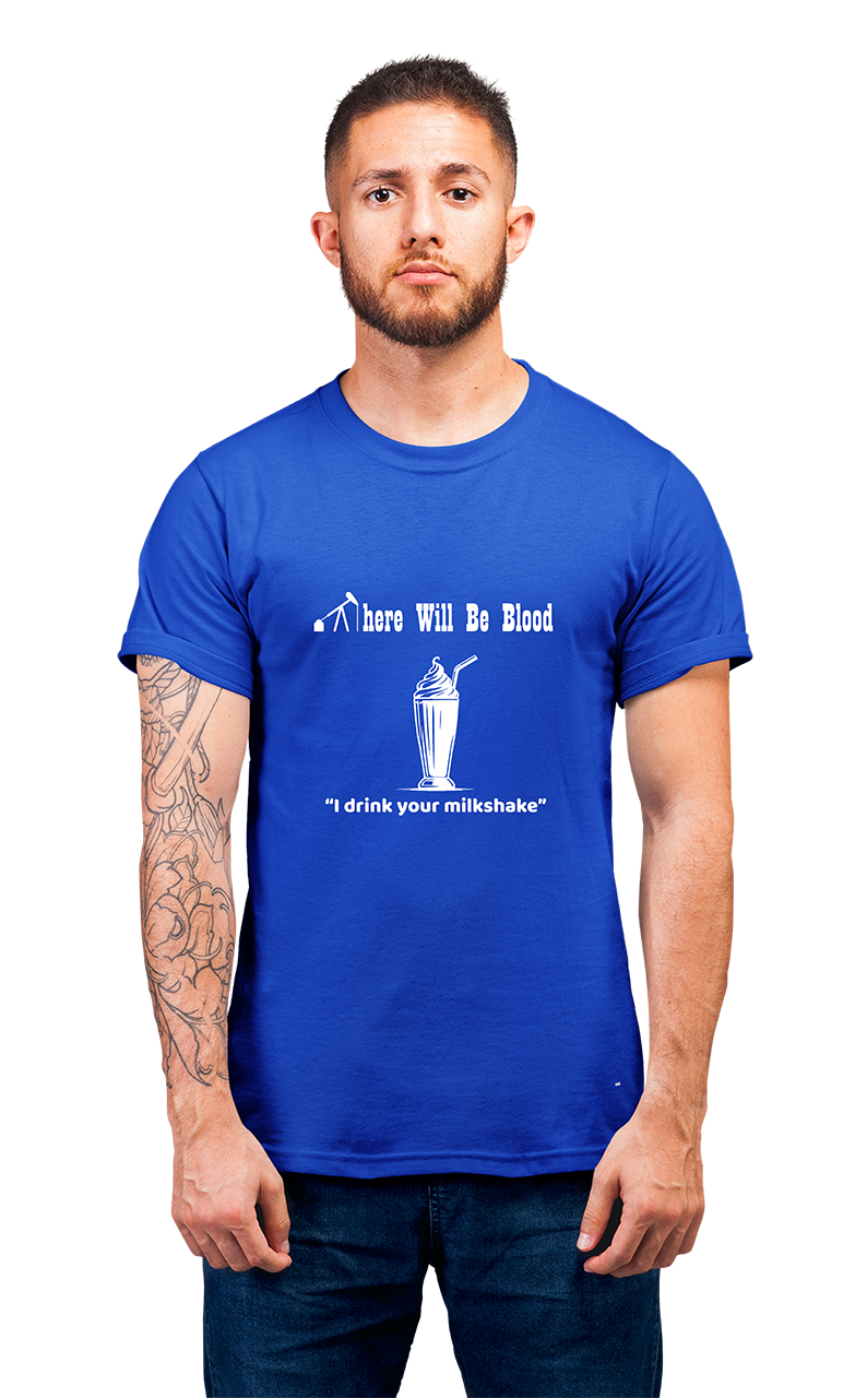 Sweaty Armpits Premium Unisex Printed T-shirt There Will Be Blood PTA "Epic" "Period Drama" Sir Daniel Day-Lewis Minimalistic Design