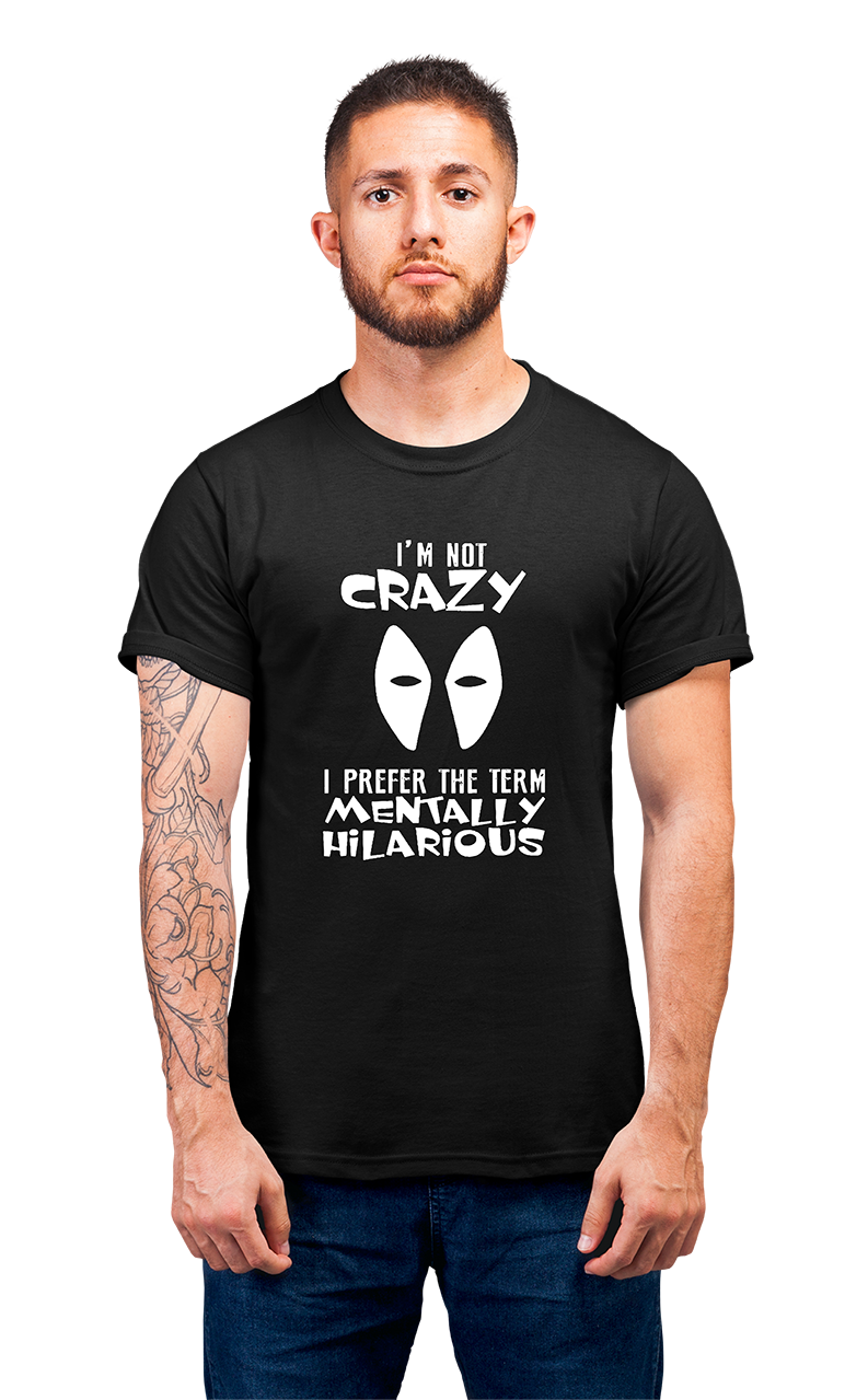 Sweaty Armpits Premium Unisex Printed T-shirts Marvel's Universe Deadpool Iconic Funny Quote Minimalistic Design