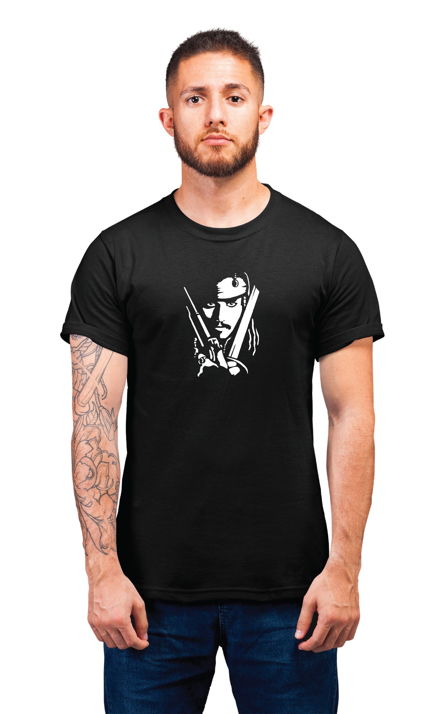 Sweaty Armpits Premium Unisex Printed T-shirtsMovie Captain Jack Sparrow Johnny Dep, Pirates Of The Caribbean