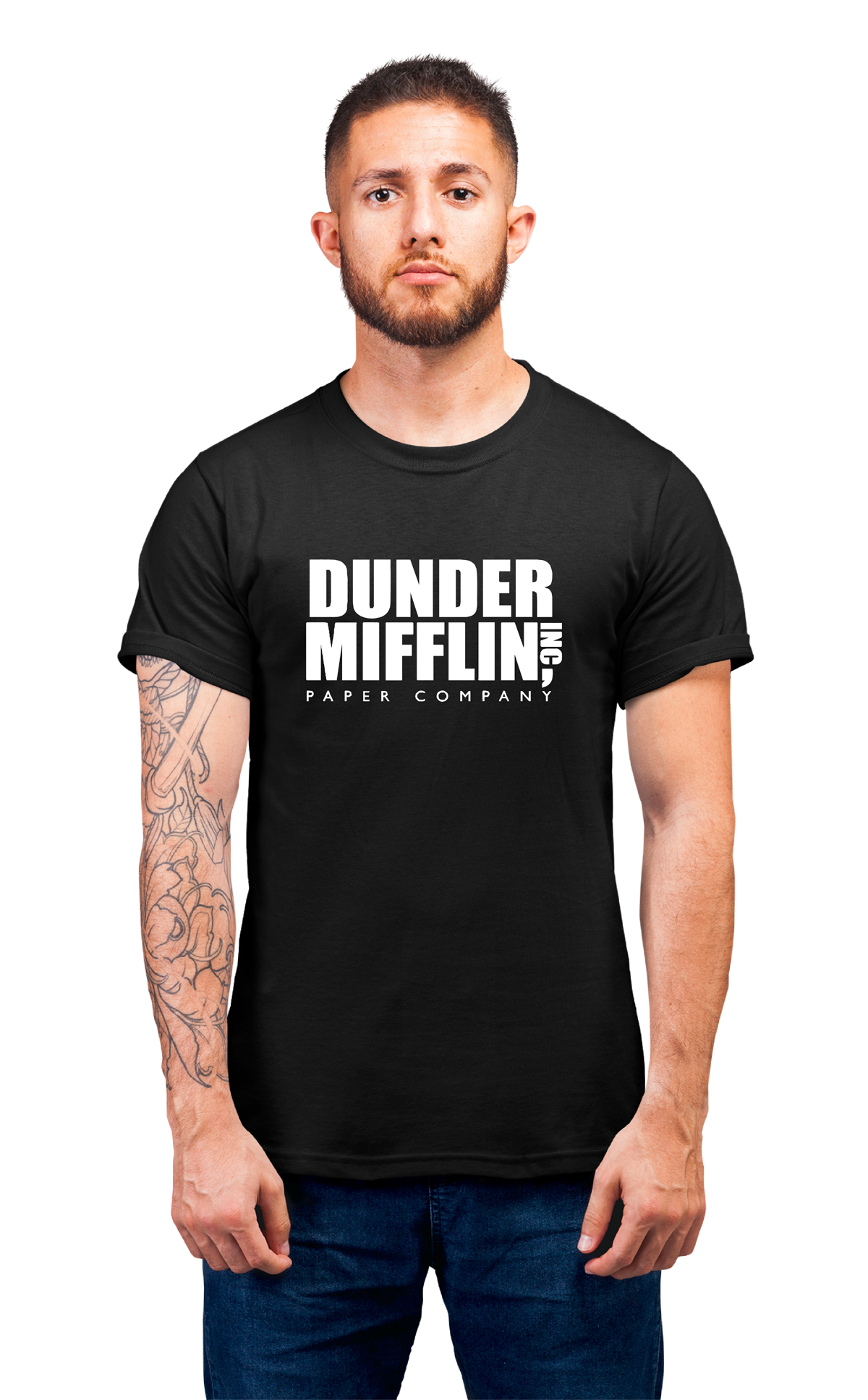 Sweaty Armpits Premium Unisex Printed T-shirts Dunder Mifflin, The Office(US) Iconic T.V Show,  Minimalistic Design