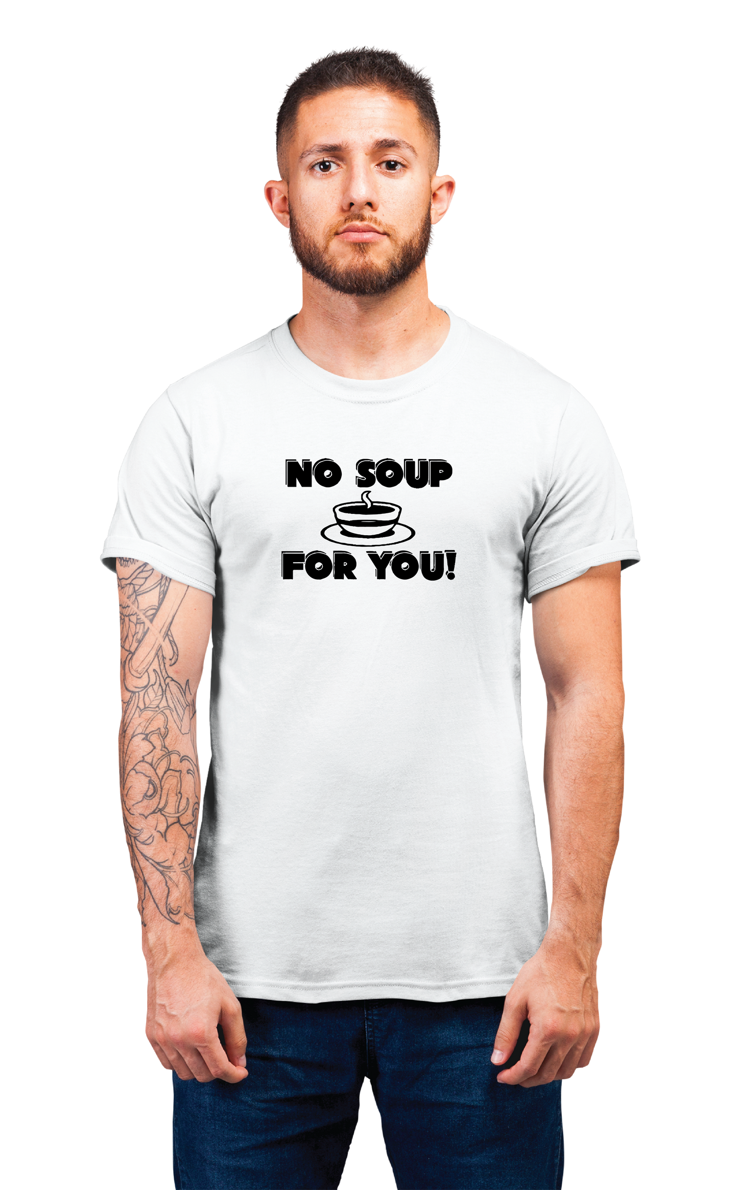 Sweaty Armpits Premium Unisex Printed T-shirt Seinfeld Soup Nazi Minimalistic Design