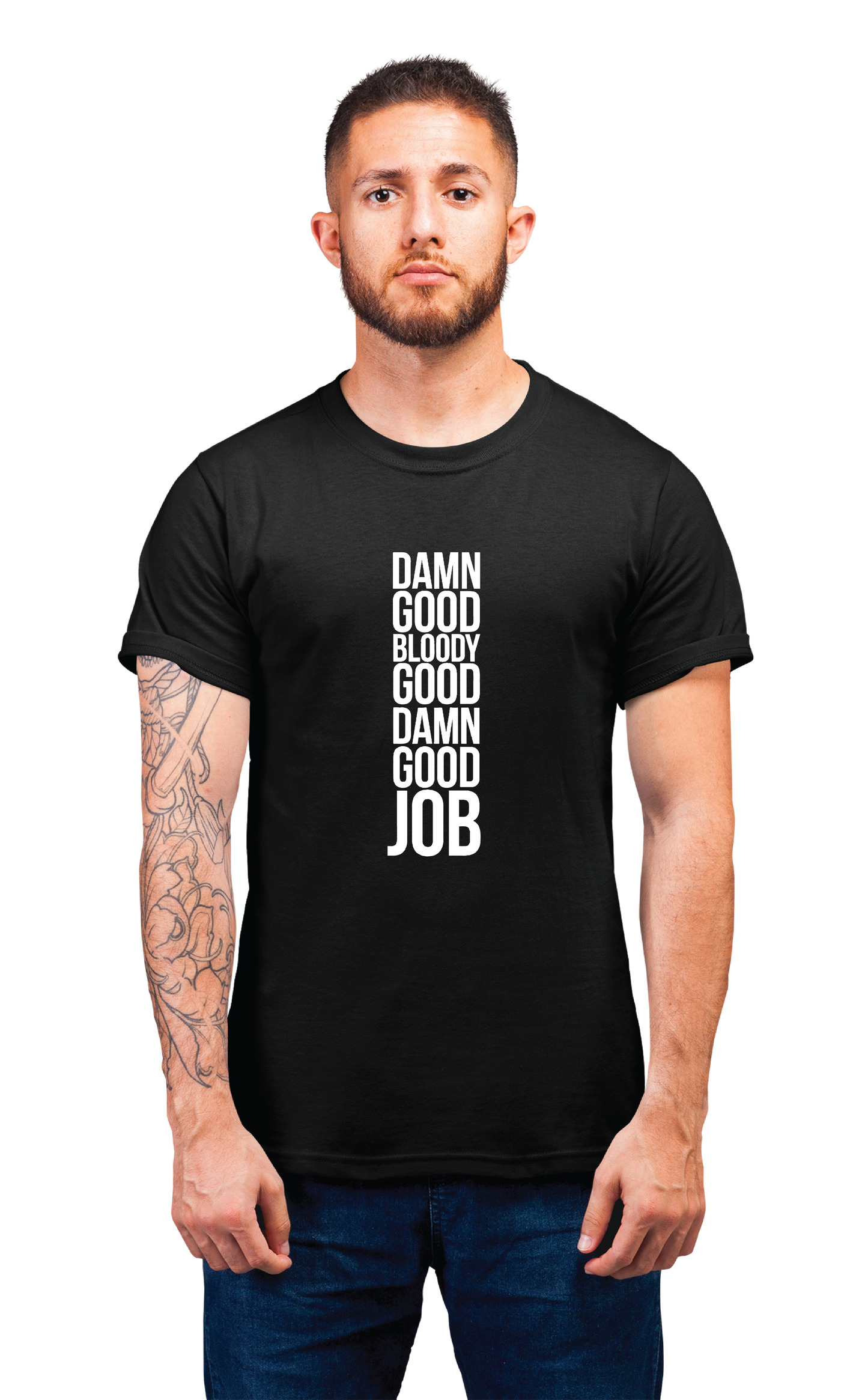Sweaty Armpits Premium Unisex Printed T-shirt"The IT Crowd" British Comedy, "Funny T.V Show Quote" "Denholm Reynholm"