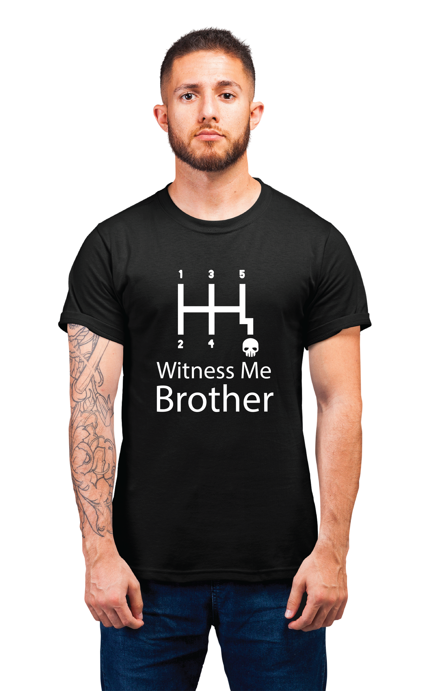 Sweaty Armpits Premium Unisex Printed T-shirts "Mad Max Fury Road" Movie "Witness Me Brother"Minimalistic Design