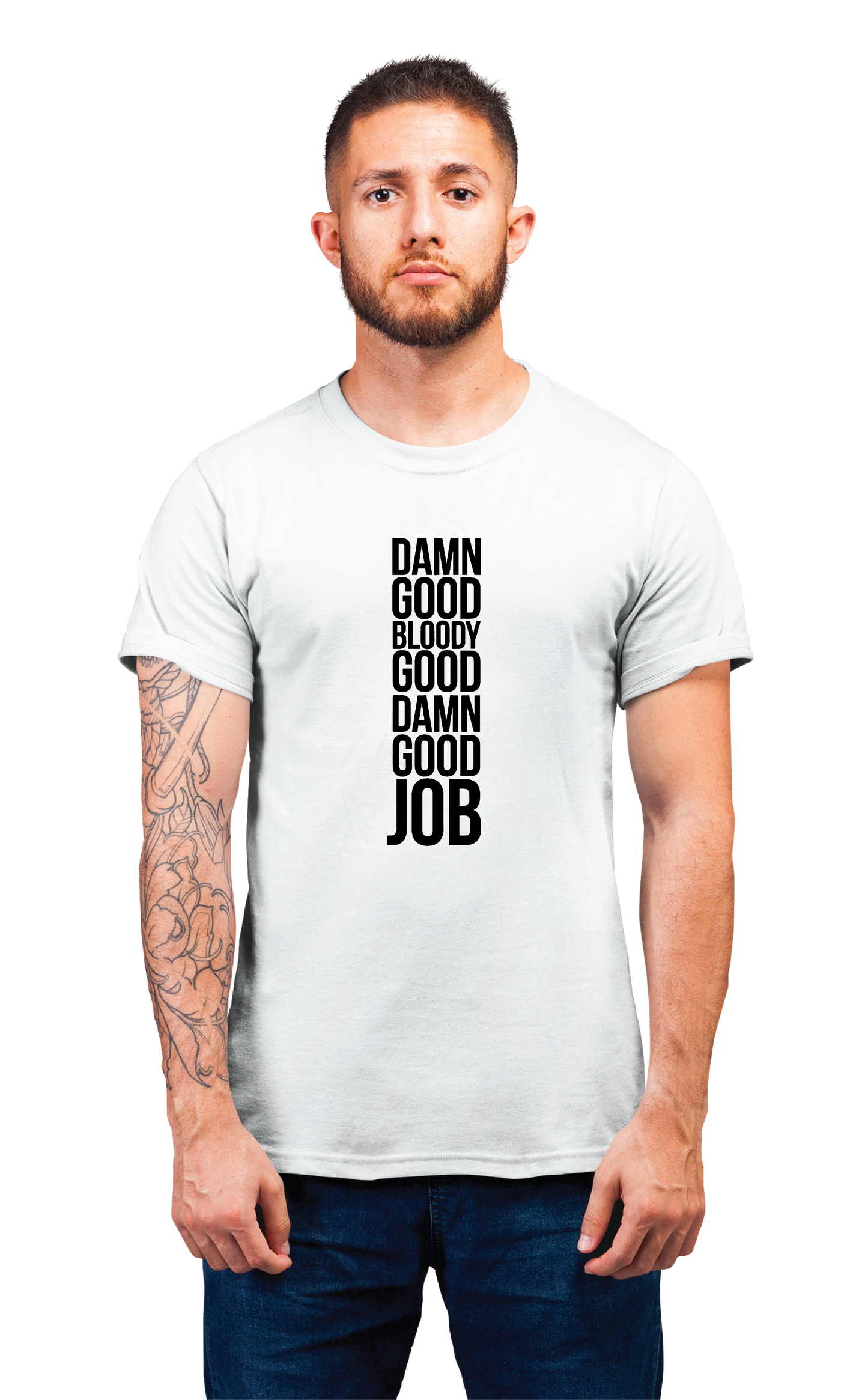 Sweaty Armpits Premium Unisex Printed T-shirt"The IT Crowd" British Comedy, "Funny T.V Show Quote" "Denholm Reynholm"