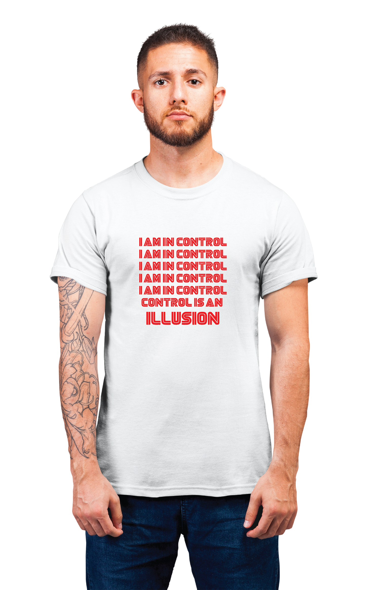 Sweaty Armpits Premium Unisex Printed T-shirts Of Control Is a Illusion, Mr. Robot T.V Show