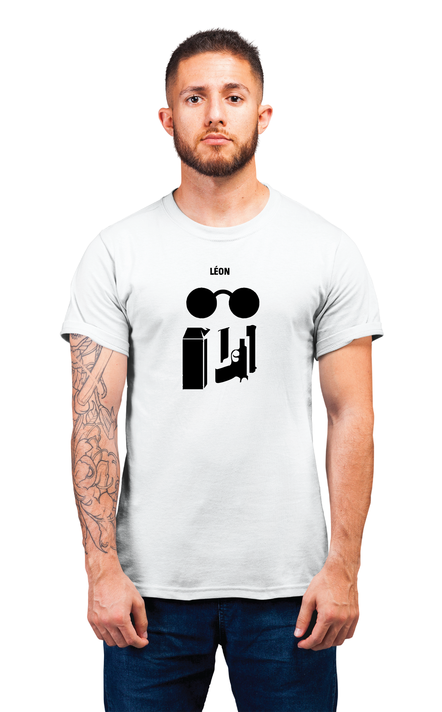 Sweaty Armpits Premium Unisex Printed T-shirts "Léon The Professional" Movie  Minimalistic Design