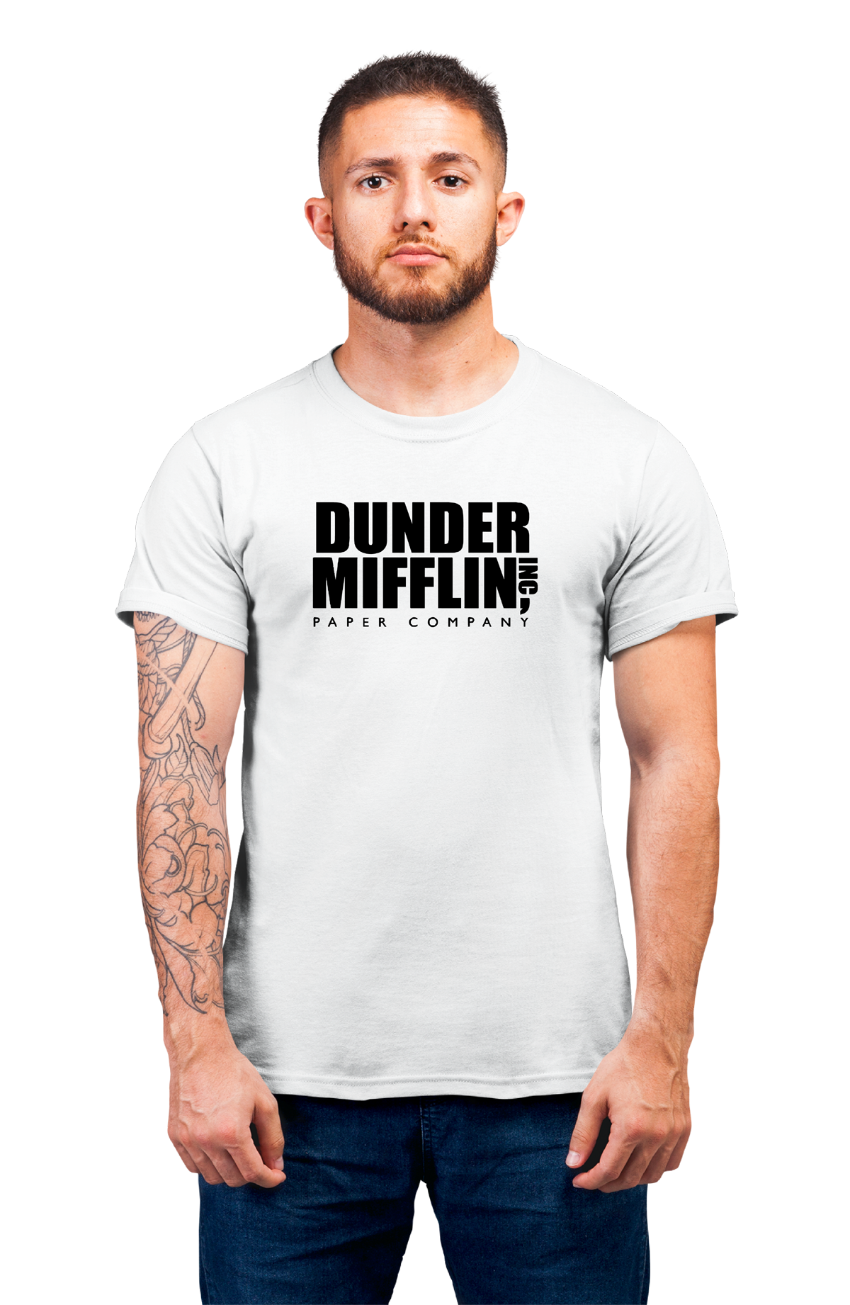 Sweaty Armpits Premium Unisex Printed T-shirts Dunder Mifflin, The Office(US) Iconic T.V Show,  Minimalistic Design