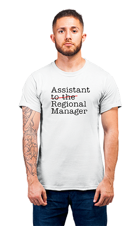 Sweaty Armpits Premium Unisex Printed T-shirts  ASSISTANT TO THE REGIONAL MANAGER The Office US