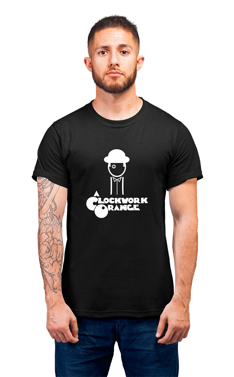 Minimalist movie-inspired T-shirt with a round neck and breathable 180 GSM material