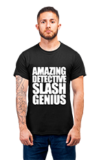 Minimalist movie-inspired T-shirt with a round neck and breathable 180 GSM material