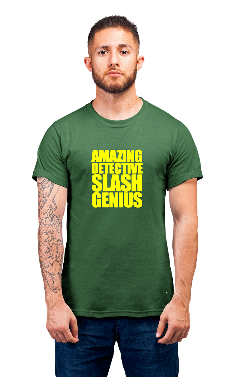 Sweaty Armpits Premium Unisex Printed T-shirts of Amazing Detective