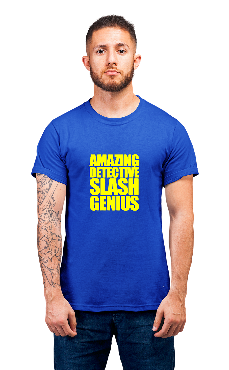 Sweaty Armpits Premium Unisex Printed T-shirts of Amazing Detective