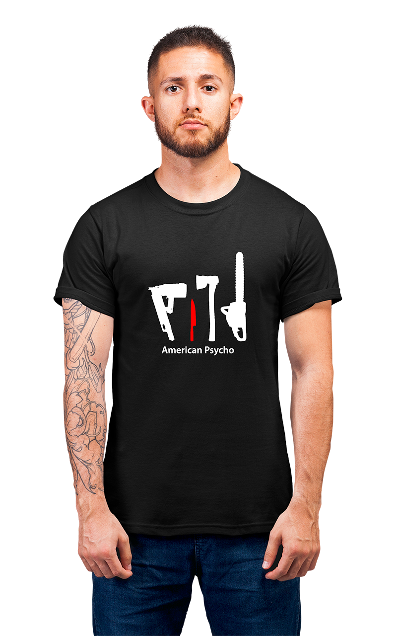 Minimalist movie-inspired T-shirt with a round neck and breathable 180 GSM material