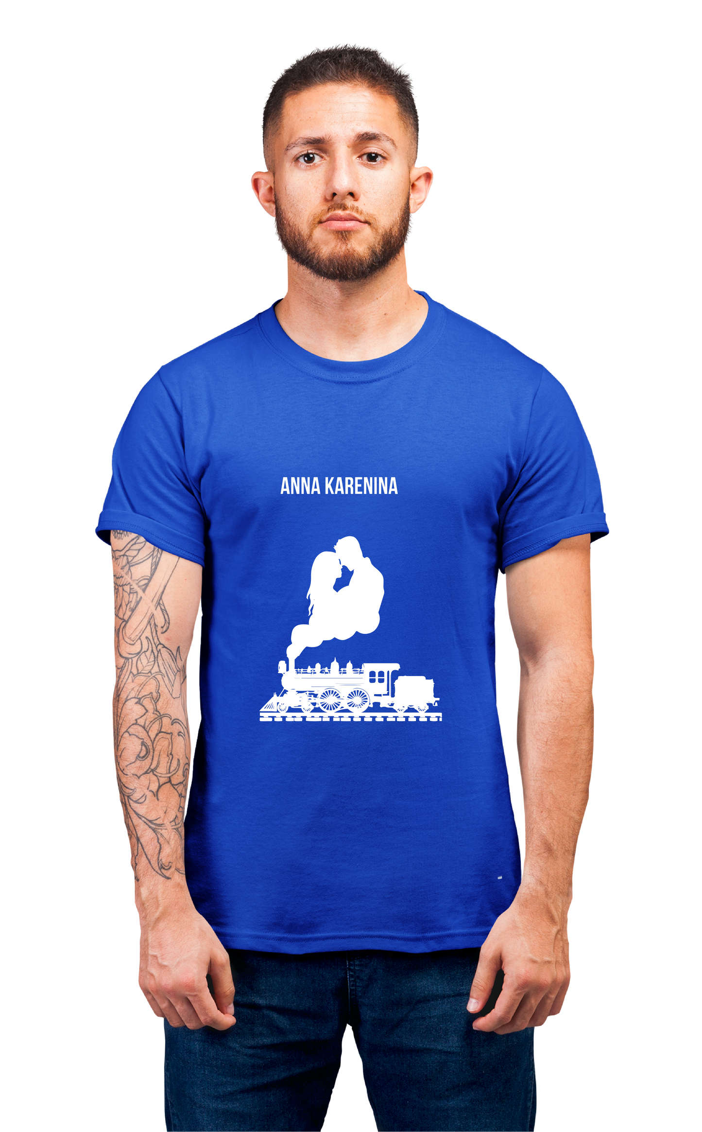 Sweaty Armpits Premium Unisex Printed T-shirts, Anna Karenina Epic Novel Leo Tolstoy Minimalistic Design