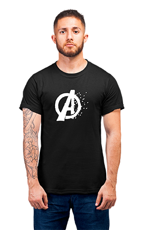 Minimalist movie-inspired T-shirt with a round neck and breathable 180 GSM material