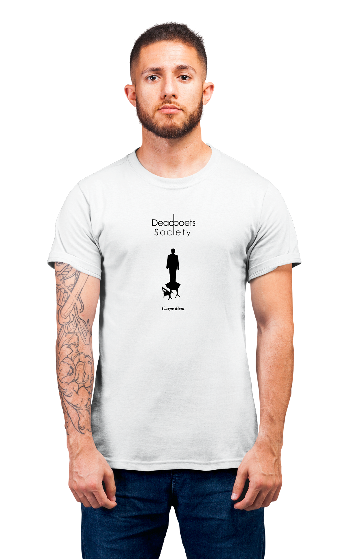 Sweaty Armpits Premium Unisex Printed T-shirts Dead Poet Society, Iconic Movie, Minimalistic Design