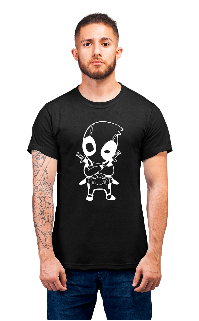 Minimalist movie-inspired T-shirt with a round neck and breathable 180 GSM material