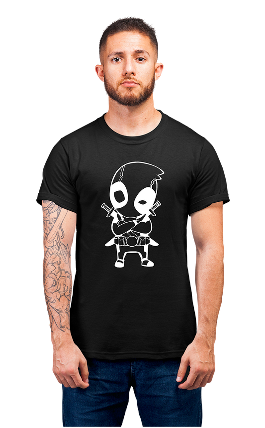 Minimalist movie-inspired T-shirt with a round neck and breathable 180 GSM material