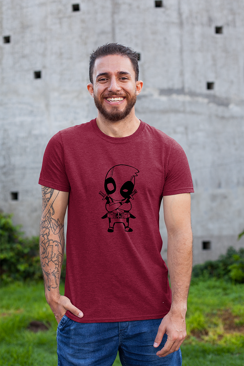 Sweaty Armpits Premium Unisex Printed T-shirts Babypool Deadpool